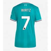 Liverpool Florian Wirtz #7 Tretí Ženy futbalový dres 2025-26 Krátky Rukáv